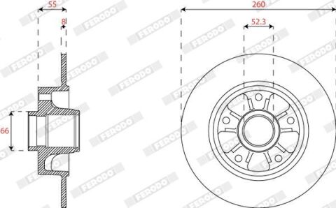 Диск гальмівний