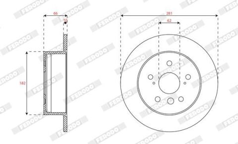Диск тормозной