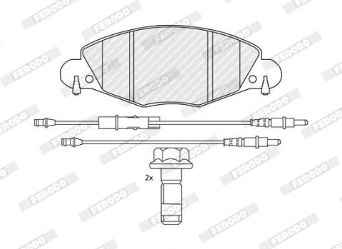 Колодки гальмівні дискові