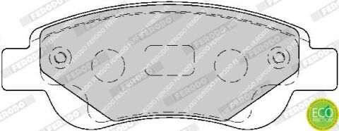 Колодки гальмівні дискові Колодки гальмівні дискові