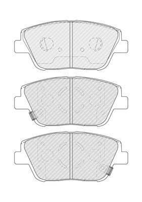Колодки тормозные дисковые