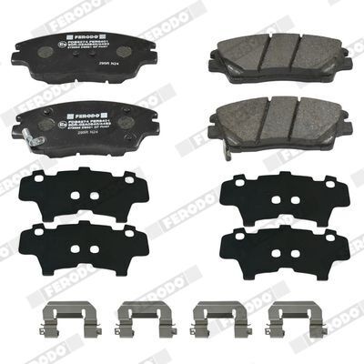 Колодки тормозные дисковые (комплект 4 шт)