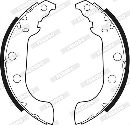 Колодки тормозные барабанные