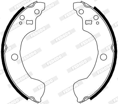 Колодки гальмівні барабанні