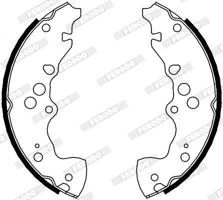 Колодки гальмівні барабанні