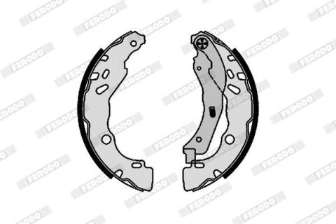 Колодки гальмівні барабанні Колодки гальмівні барабанні