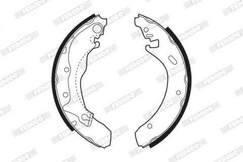 Колодки гальмівні барабанні