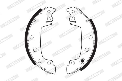 Колодки гальмівні барабанні