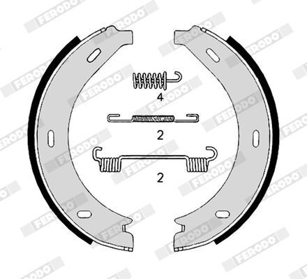 Колодки гальмівні барабанні