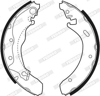 Колодки гальмівні барабанні