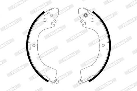 Колодки гальмівні барабанні