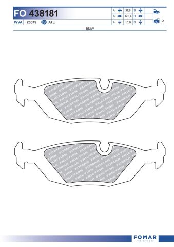 Колодки гальмівні дискові