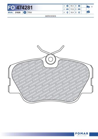 Колодки гальмівні дискові