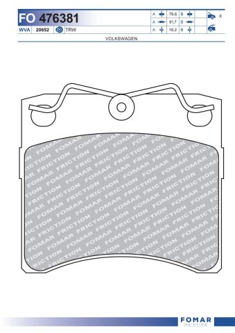 Колодки тормозные дисковые Колодки тормозные дисковые