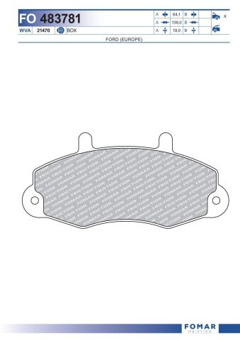 Колодки гальмівні дискові Колодки гальмівні дискові