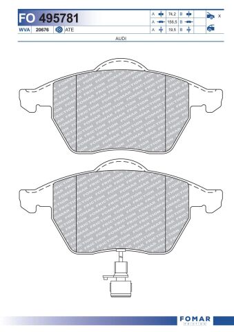 Колодки гальмівні дискові