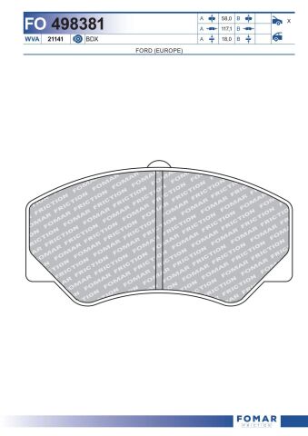Колодки тормозные дисковые