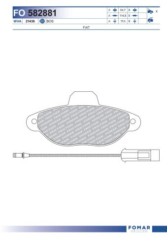 Колодки тормозные дисковые