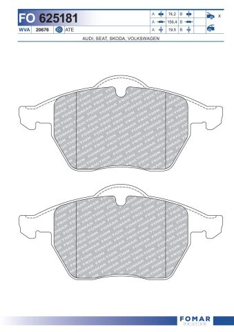 Колодки гальмівні дискові