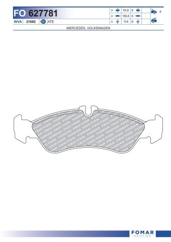 Колодки гальмівні дискові Колодки гальмівні дискові