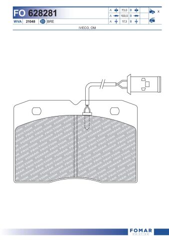 Колодки гальмівні дискові