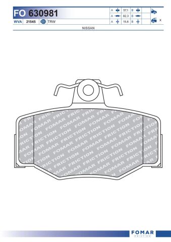 Колодки гальмівні дискові