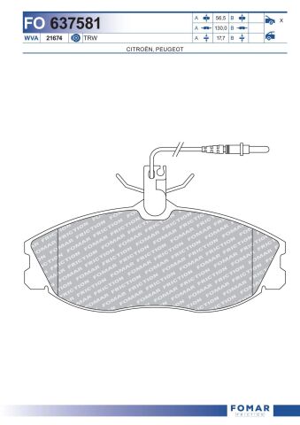 Колодки тормозные дисковые