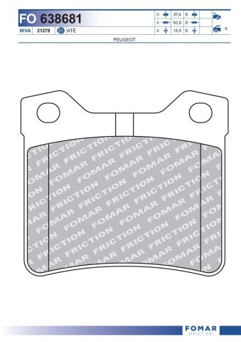 Колодки гальмівні дискові
