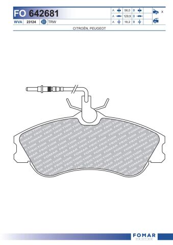 Колодки тормозные дисковые