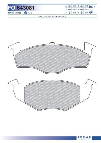 Колодки тормозные дисковые