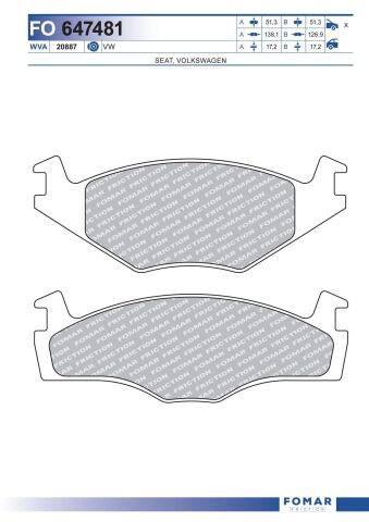 Колодки тормозные дисковые