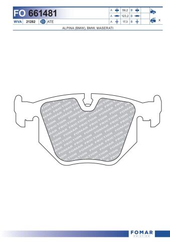 Колодки тормозные дисковые