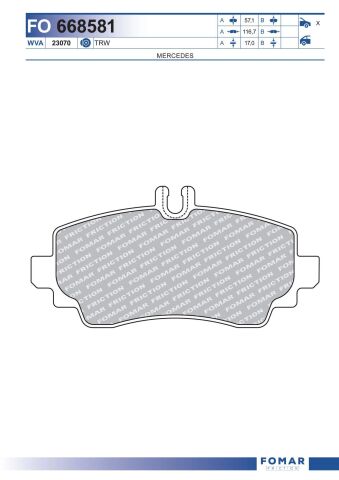 Колодки гальмівні дискові