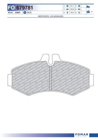 Колодки тормозные дисковые