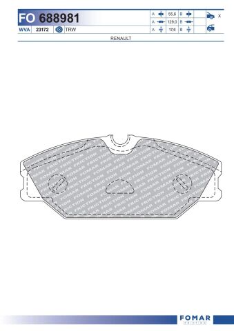 Колодки гальмівні дискові