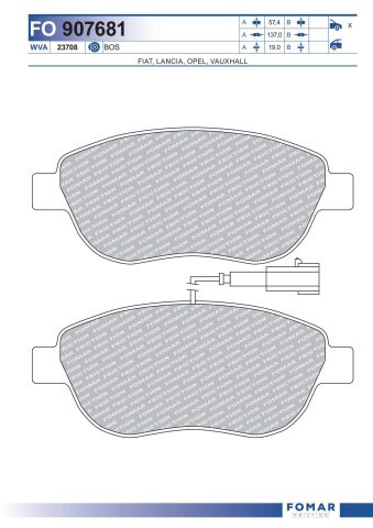 Колодки тормозные дисковые