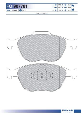 Колодки гальмівні дискові