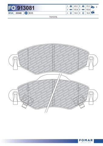 Колодки гальмівні дискові