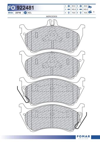 Колодки гальмівні дискові