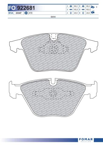 Колодки гальмівні дискові