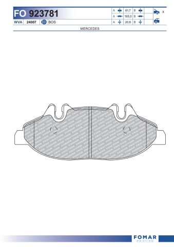 Колодки тормозные дисковые