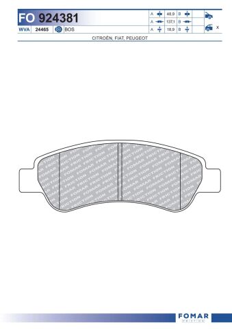 Колодки гальмівні дискові