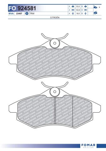 Колодки гальмівні дискові