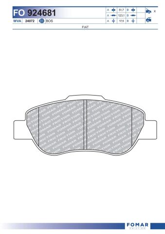 Колодки гальмівні дискові