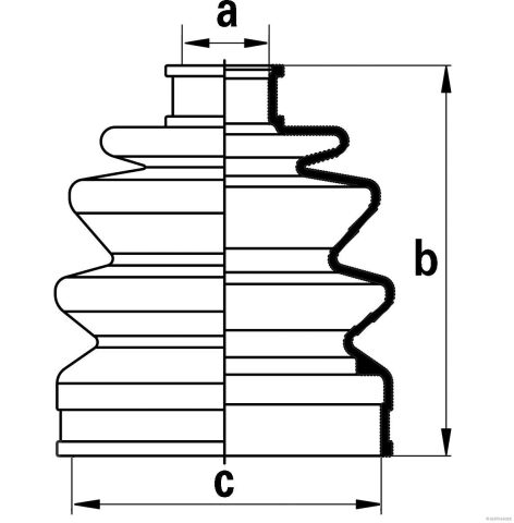 Пыльник ШРКШ резиновый + смазка