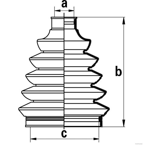 Пыльник полимерный ШРКШ со смазкой и металлическим креплением Пыльник полимерный ШРКШ со смазкой и металлическим креплением