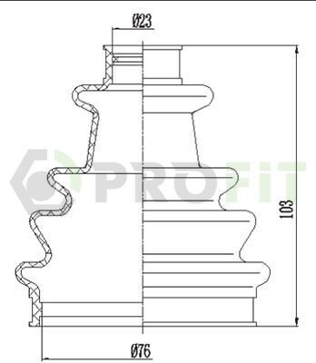 Пыльник ШРКШ резиновый + смазка