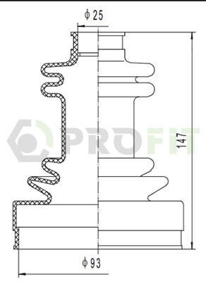 Пильник ШРКШ гумовий + змазка