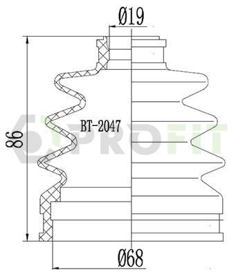 Пильник ШРКШ гумовий + змазка