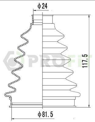 Пильник ШРКШ гумовий + змазка